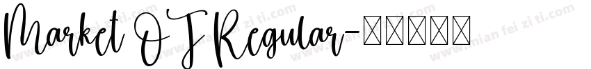 Market OT Regular字体转换